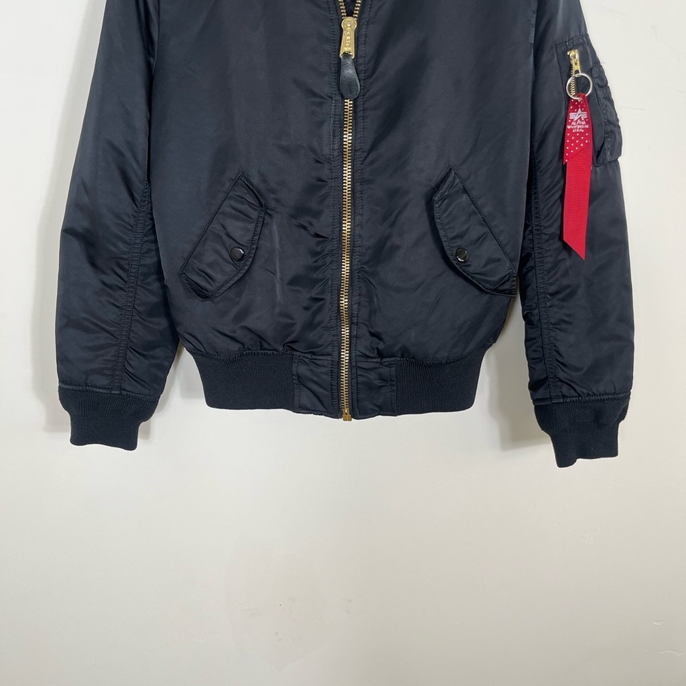 Alpha Industries Bomber Jacket Size S - Picture 8 of 13